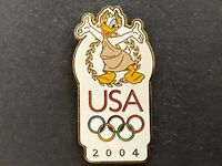 DISNEY 2004 OLYMPIC USA DECATHLON DAISY DUCK 1500M PIN COLLECTIBLE