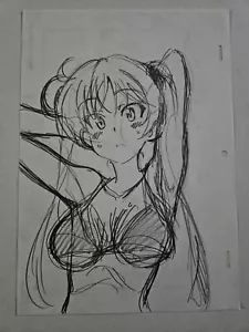 Bakuon!! - Anime Production Art - Rin Suzunoki Hanken sketch - Picture 1 of 2