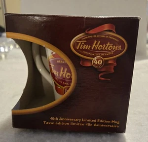 RARE Tim Hortons Coffee Mug "40th Anniversary" Limited Edition NIB - Bild 1 von 5