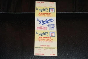 16 settembre 1975 padres at dodgers biglietto completo willie mcovey jim wynn home runs - Foto 1 di 2