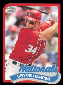 BRYCE HARPER ROOKIE MINI TOPPS 2014 TM-49 BASEBALL CARD