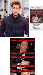 BRAD PITT signed Autographed 8x10 Photo a FIGHT CLUB Ocean's F1 Hot Sexy JSA COA - Picture 1 of 6