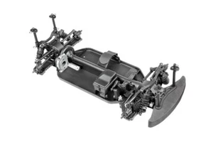 HPI RS4 Sport 3 4WD Tourenwagen 1/10 Challenge Chassis montiert #118000 - Bild 1 von 4