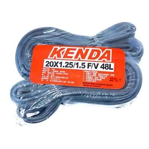 x2pcs KENDA 20x1.25-1.5 48(L) F/V Presta/French FoFolding Bike 406 Inner Tubes z - Picture 1 of 1