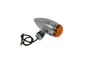 Freccia moto universaLe cromata bullet Tech Glide omologata lampadina 12V23W - Imagen 1 de 1