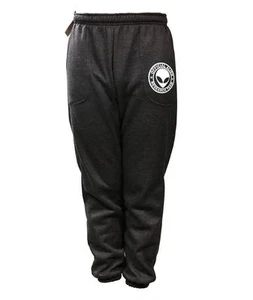 NEU HERREN BEDRUCKTE ALIEN RESEARCH TEAM LUSTIGE FLEECE JOGGINGHOSE KORDELZUG SWEATHOSE - Bild 1 von 12