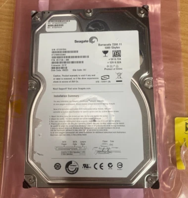 ST31000333AS - SEAGATE Barracuda 1TB 3.5" SATA Hard Drive - 9FZ136-300 F/W: CC1F - Image 1 of 4