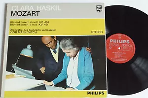 Clara Haskil, Mozart, Igor Markevitch -Klavierkonzerte..- LP Philips (L02071L) - Imagen 1 de 1