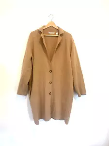 Trenery Women’s Wool Blend Tan Overcoat Size XXL - Picture 1 of 17
