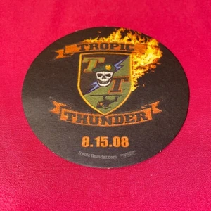 Tropic Thunder Promotional Paper Drink Coaster 2008 - Picture 1 of 3