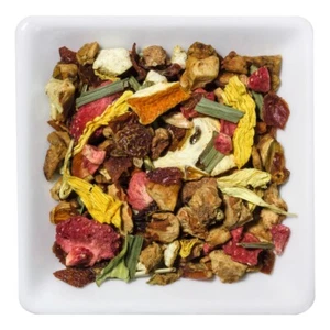 Früchtetee Limette Erdbeer (säurearm) - 100g - Bild 1 von 1