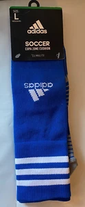 CALZINI ADIDAS CALCIO COPA ZONE AMMORTIZZATI Uomo/Donna -LARGE 9-13/10-12 -BLU - Foto 1 di 4