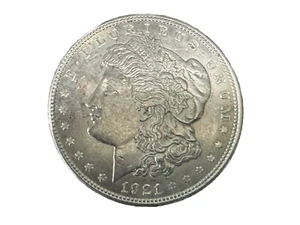 1921-D Morgan Silver Dollar - Uncirculated-Last Year - Picture 1 of 2