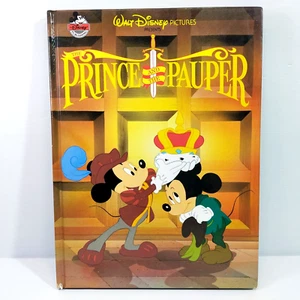 The Prince and the Pauper Walt Disney Pictures Vintage Large Hardcover 1991 - Bild 1 von 13