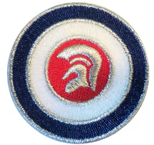Trojan Target Roundel MOD Scooterist Bügelbild/Aufnähen bestickt Stoff MODS Patch - Bild 1 von 1