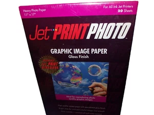 Hammermill Jet Print Photo Graphic Image Paper Gloss Finish 11x17 20 Sheets NEW - Picture 1 of 3