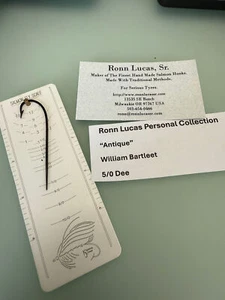 Antique William Bartleet Salmon Hook from Ronn Lucas Collection - Picture 1 of 8