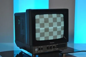 Working Vintage Black & White Panasonic Video Monitor WV-BM90/G for Camera CRT - Picture 1 of 10