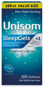 Sleeptabs, Nighttime Sleep-Aid, 50MG , 100 Tablets FAST Shipping - Picture 1 of 4