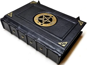 Novem Portis Goetia Demon Leather Occult Nine Gates Kingdom of Shadows Book #9 - Picture 1 of 14