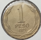 1979 CHILE 1 PESO COIN XF KM 208