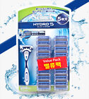 Genuine Schick Hydro 5 Value Pack Shaver Razor + 17 Refill Blades Cartridges