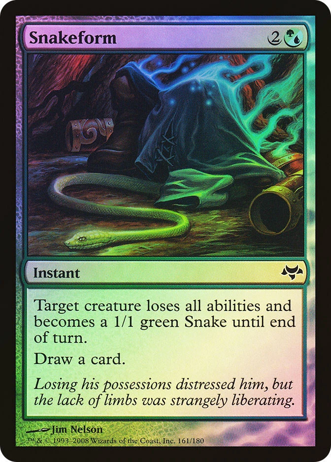 MTG FOIL Snakeform  - Eventide #161 - Image 1 of 1
