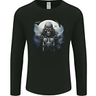 Skull Biker Motorcycle Motorbike Grim Reaper 22 Mens Long Sleeve T-Shirt