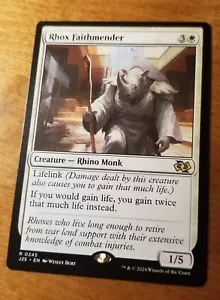 MTG 1x Rhox Faithmender, NM, Jumpstart Foundations, Double Life Gain Cleric - Bild 1 von 1