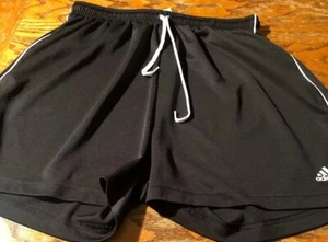 Adidas Shorts Black Draw String size XL for Kids Euc - Picture 1 of 5