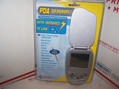 PDA 32K MEMORY-PERSONAL DIGITAL ASSISTANT BY COLUMBIA - NEW AND SEALED - Image 1 of 4