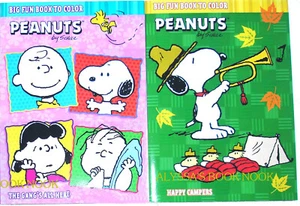 THE PEANUTS ~SET OF 2 BIG FUN COLORING BOOKS~ 200 PG - Picture 1 of 1