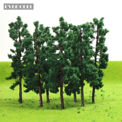D11040 40pcs Model Trains Deep Green Model Trees O Scale 1:50 11cm - Image 1 of 4