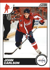 2010-11 Score Hockey Glossy Hockey #482 John Carlson