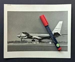 großes 8x10 Vintage AMERICAN AIRLINES gestempeltes Foto BOEING 720 # N7538A ASTROJET - Bild 1 von 2