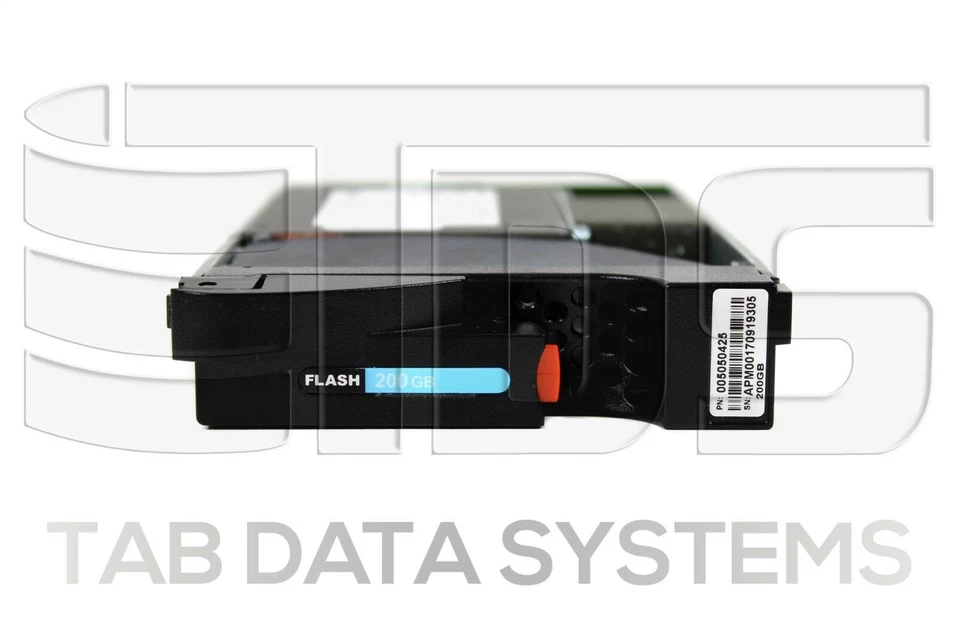 EMC 005050425 200GB 3.5" 6Gbps SAS SSD V5-PS6FX-200 V6-PS6FX-200 for VNXe  - Image 1 of 1