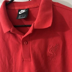 Nike Mens Liverpool F.C. Pique Polo - Red medium NWOT - Picture 1 of 4