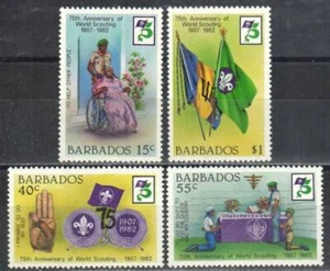 Barbados Stamp 589-592 - Scouting year - Picture 1 of 1