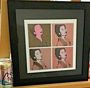 Andy Warhol "Kimiko Powers" 1986 Lithograph Print Hand Signed COA Framed Med - Picture 1 of 3