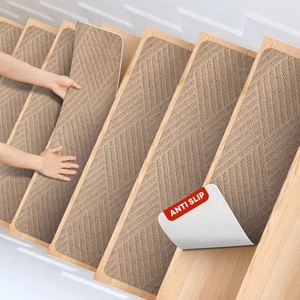 8 X 30inches, 15 in Pack, Non-Slip Carpet Stair Treads Non-Skid Safety Rug Sl... - Picture 1 of 8