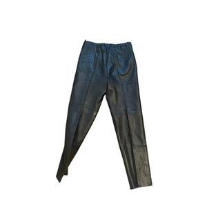 Vintage Leather Pants 12 - Picture 1 of 3