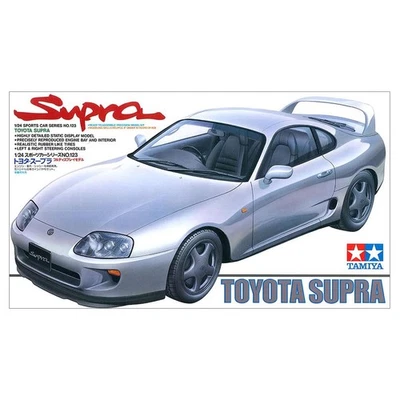 Toyota Supra Tamiya SPORTS Auto Serie No. 123 1/24 Scala Gioco Bambini Aged 14+ - Immagine 1 di 4
