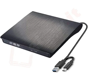 Box per DVD Esterno usb 3.0 0192, Lettore CD Esterno per PC Portatile, Unità Est - Afbeelding 1 van 7