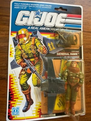  VINTAGE 1991 GI JOE GENERAL HAWK GI JOE COMMANDER ACTION FIGURE 10/10 - Image 1 of 4
