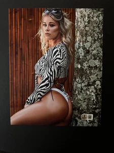 Paige VanZant Hot! autographed signed sexy MMA UFC 8x10 photo Beckett BAS coa - Picture 1 of 1