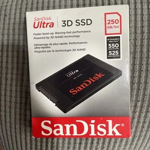 SanDisk Ultra 3D 250GB Internal SSD SDSSDH3-250G-G25 Free Shipping - Afbeelding 1 van 3