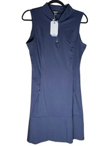 Acegolfs Dress Womens Sz small Pleated Athletic UPF50 Summer Golf Sleeveless NWT - Picture 1 of 7