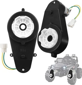 2Pcs 24V 40000RPM Kids Ride On Car Gearbox Motor Power Wheels Gearbox... - Picture 1 of 6