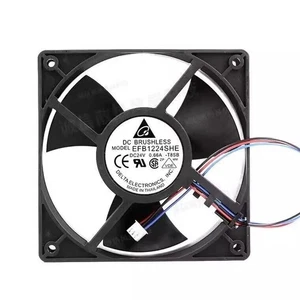 Delta EFB1224SHE DC24V 0.66A 3-Pin High Airflow Cooling Fan - Picture 1 of 1