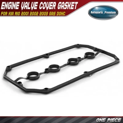 Junta de cubierta de válvula de motor para Kia Rio 2001 2002 2003 DOHC naturalmente aspirado Foto 1 de 4